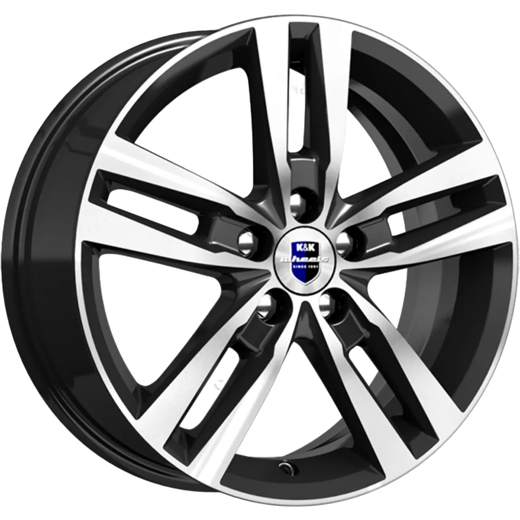 K&K 6,5x16/5x112 ET46 D57,1 Rassvet-оригинал (КС868) Алмаз черный SK