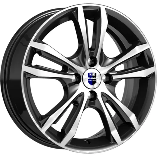 K&K 6x16/4x100 ET41 D60,1 Samara-оригинал (КС866) Алмаз черный SK