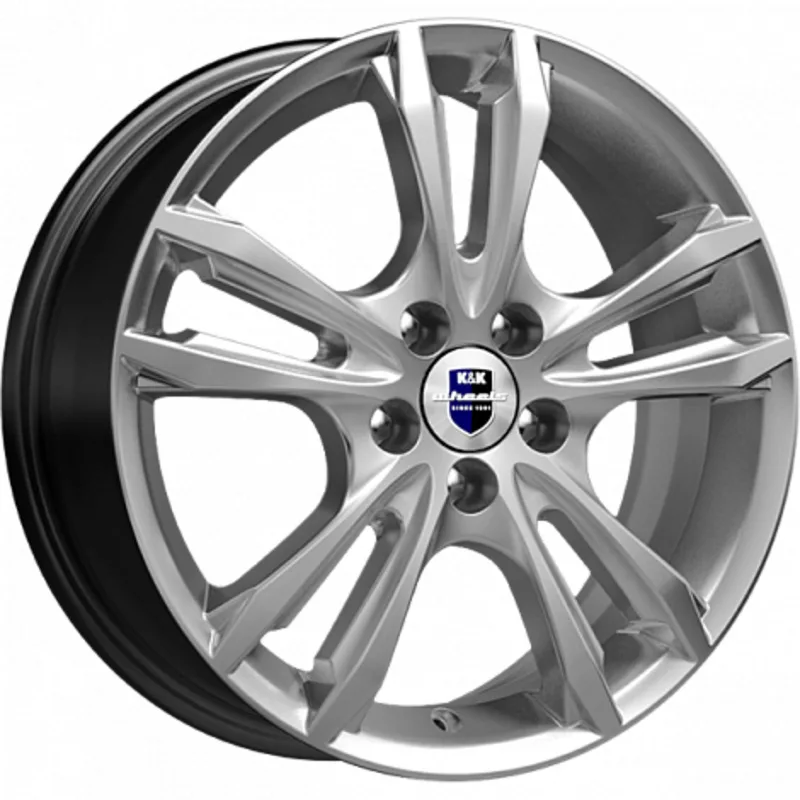 K&K 6x16/4x98 ET35 D58,5 Samara (КС866) Сильвер SK