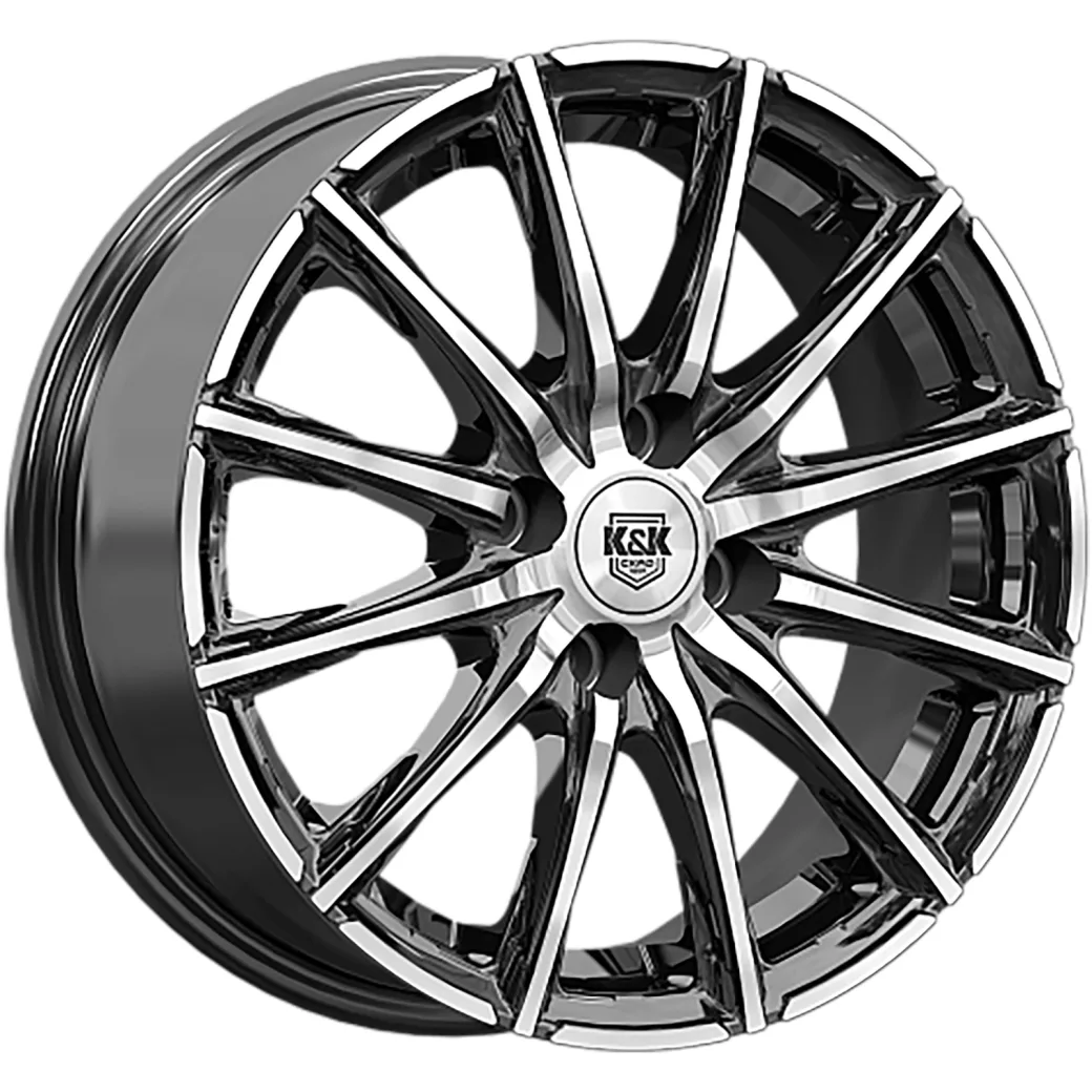 K&K 6x15/4x100 ET50 D60,1 Сандал (КС1199) Алмаз черный