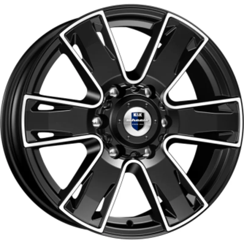 K&K 7x17/6x139,7 ET38 D100,1 Севенна-оригинал (КС726) Алмаз черный