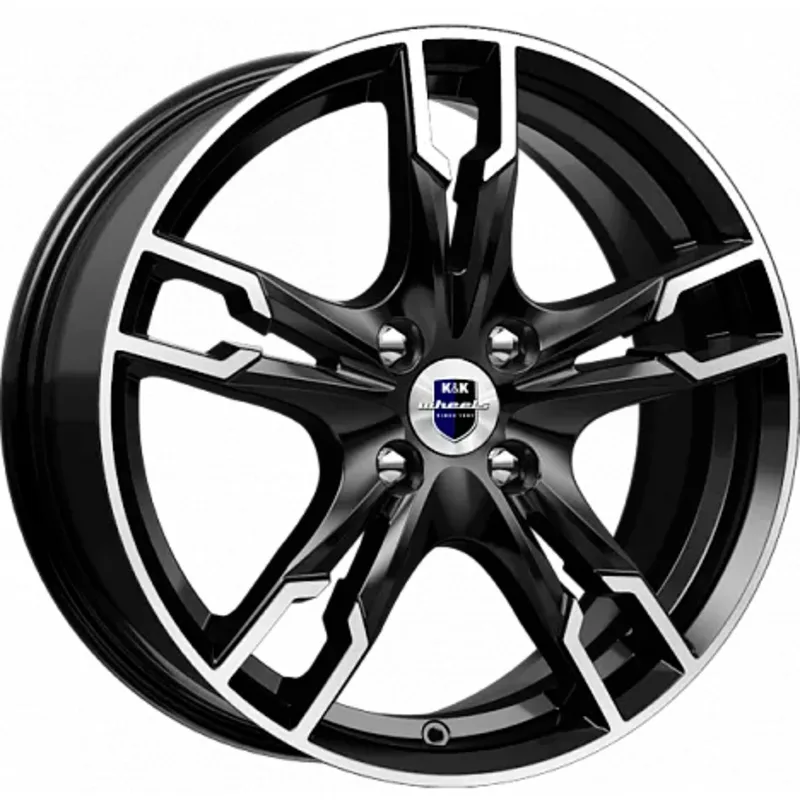 K&K 7x17/5x114,3 ET40 D67,1 Солар (КС875) Алмаз черный SK
