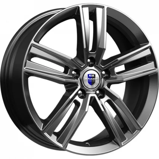 K&K 7x18/5x114,3 ET50 D67,1 Танаис (КС750) Дарк платинум