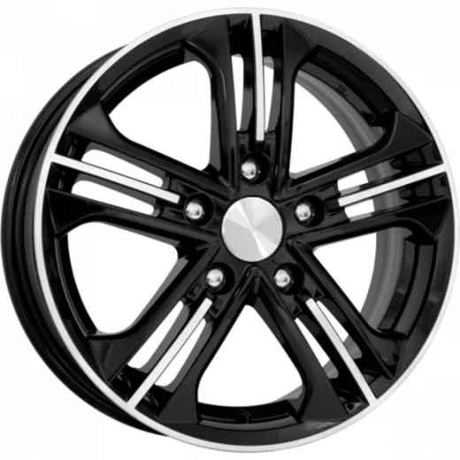 K&K 6x15/5x100 ET38 D57,1 Trinity-оригинал (КС615) Алмаз черный КС615