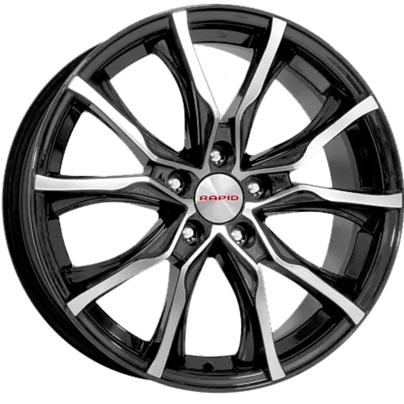 K&K 7,5x17/5x120 ET34 D72,6 Твист-оригинал (КС697М) Алмаз черный