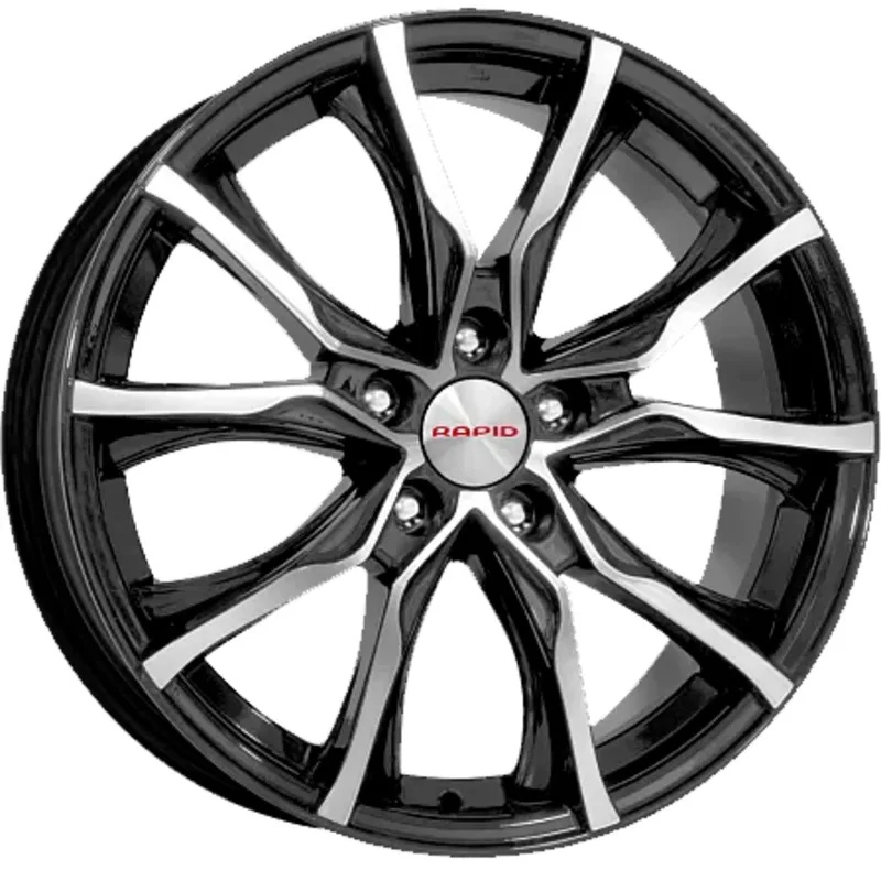 K&K 7,5x17/5x112 ET37 D66,6 Твист (КС697М) Алмаз черный