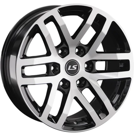 LS 8,5x17/6x139,7 ET30 D106,1 1279 BKF (конус, Колпак+лого)