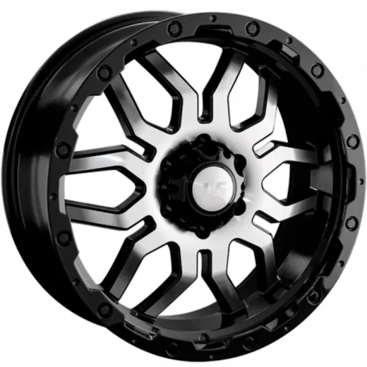 LS 7,5x17/6x139,7 ET38 D67,1 1285 BKF (конус, Колпак+лого)