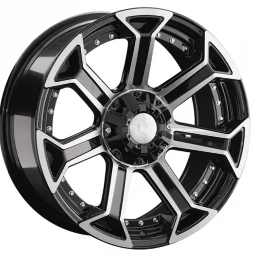 LS 9x20/6x139,7 ET20 D106,1 1293 BKF (конус, Колпак+лого)