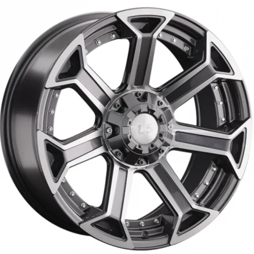 LS 9x20/6x139,7 ET25 D100,1 1293 GMF (конус, Колпак+лого)