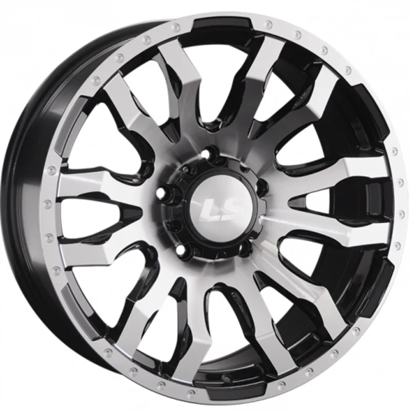 LS 9x20/6x139,7 ET20 D100,1 1294 BKF (конус, Колпак+лого)