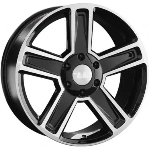 LS 8,5x20/6x114,3 ET35 D67,1 1296 BKF (конус, Колпак+лого)