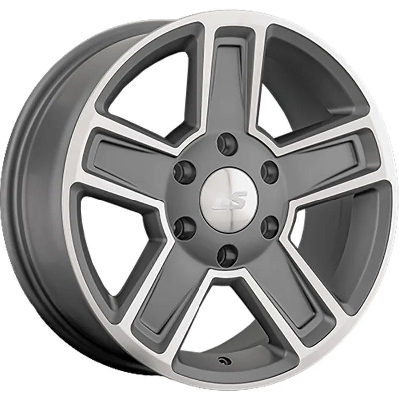 LS 8x17/6x139,7 ET38 D100,1 1296 MGMF (конус, Колпак+лого)