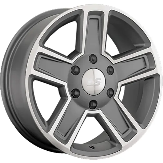 LS 8x17/6x139,7 ET38 D100,1 1296 MGMF (конус, Колпак+лого)