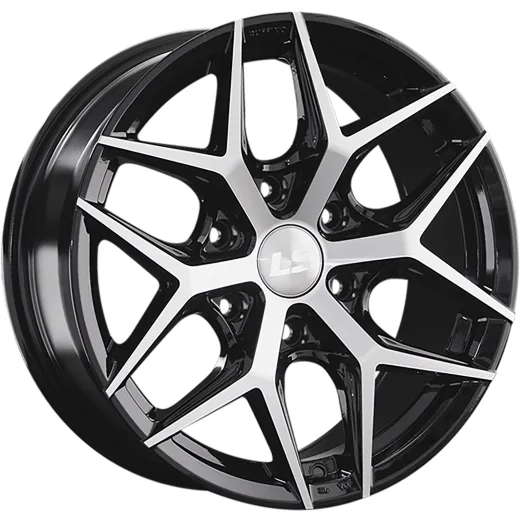 LS 8x17/6x139,7 ET38 D67,1 1303 BKF (конус, Колпак+лого)