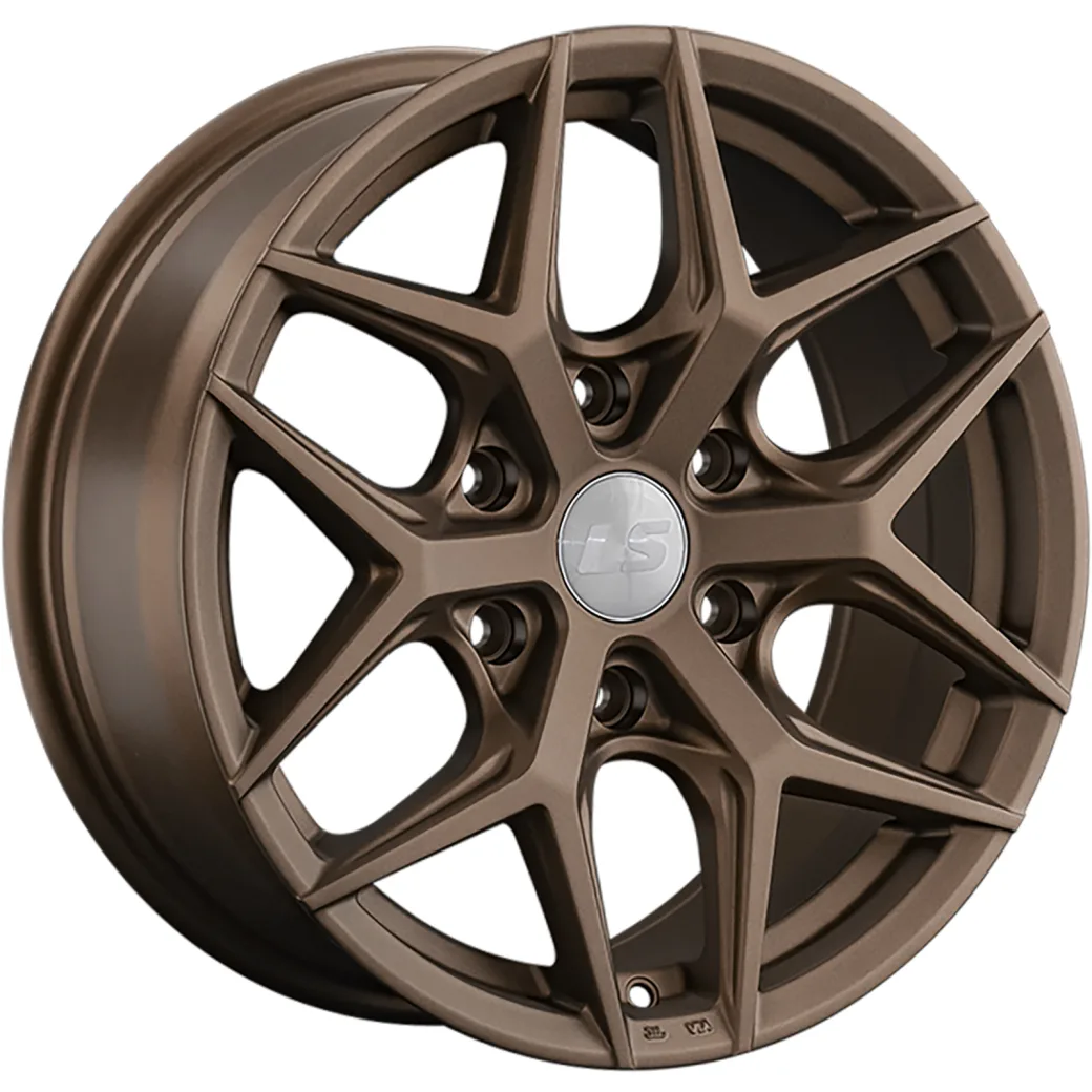 LS 8x17/6x139,7 ET36 D100,1 1303 BZSD (конус, Колпак+лого)