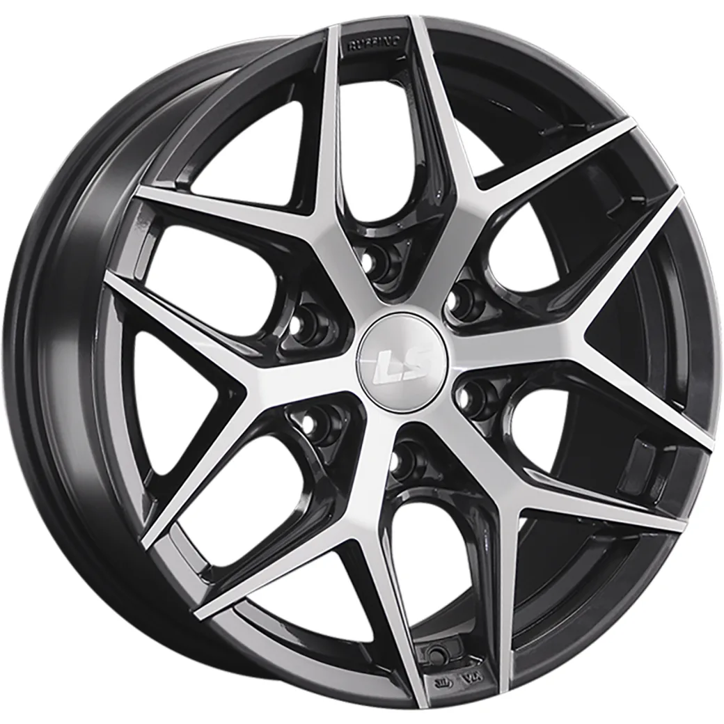 LS 8x17/6x139,7 ET30 D106,1 1303 GMF (конус, Колпак+лого)