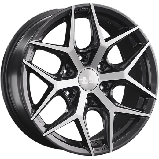 LS 8x18/6x139,7 ET38 D67,1 1303 GMF (конус, Колпак+лого)