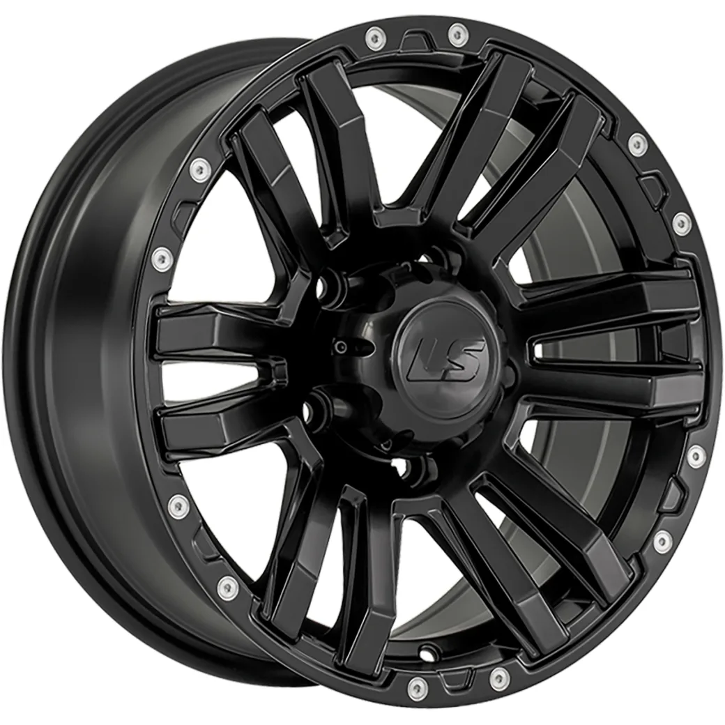 LS 8x16/5x139,7 ET30 D98,5 1339 BKS (конус, Колпак+лого)