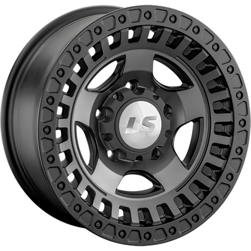 LS 8,5x17/5x150 ET15 D110,1 1351 BR+BK (конус, Колпак+лого)