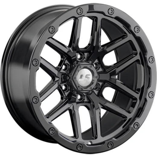 LS 9,5x18/6x139,7 ET0 D106,1 1362 BK (конус, Колпак+лого)