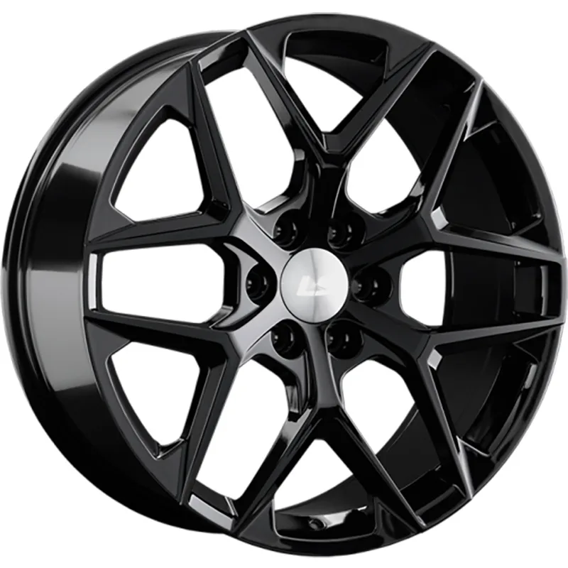 LS 9x22/6x139,7 ET30 D100,1 1372 BK (конус, Колпак+лого)