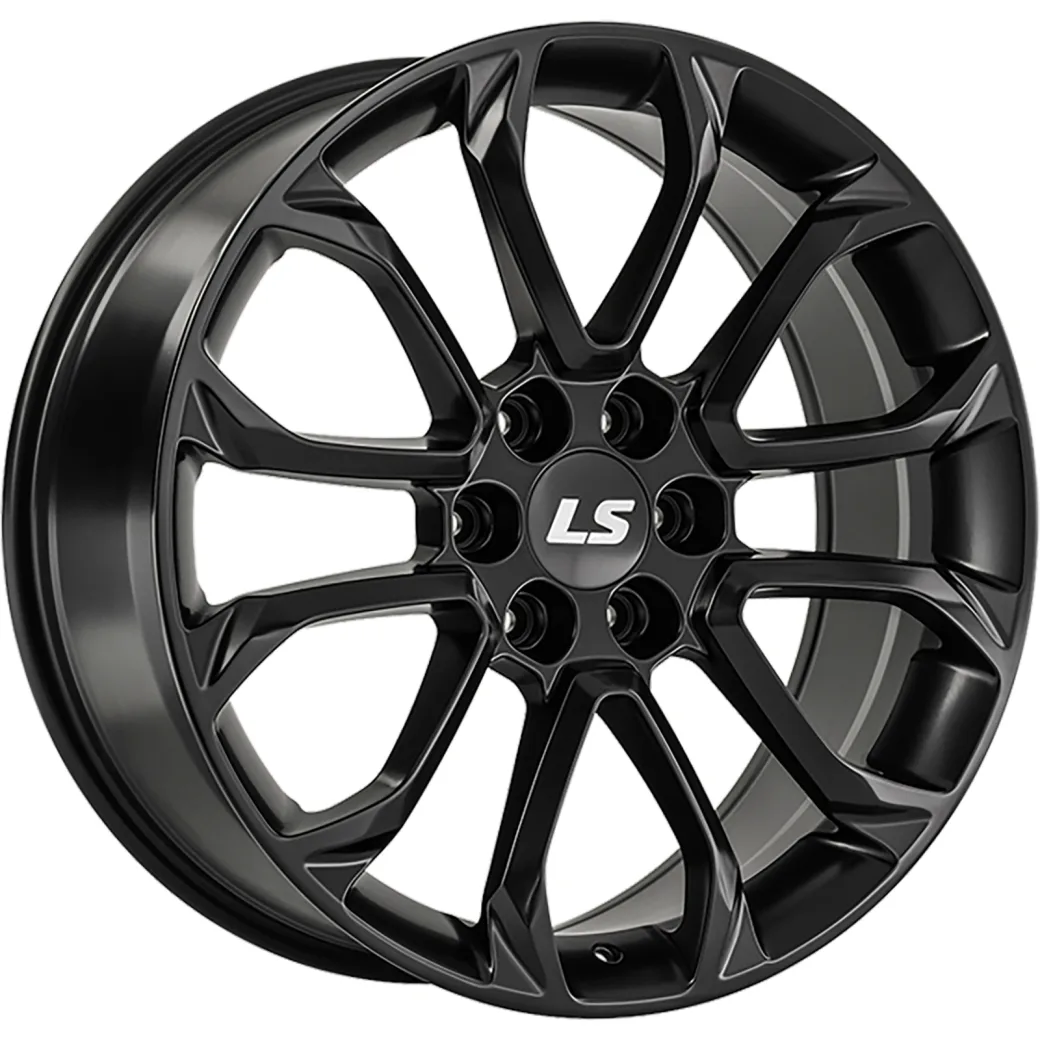 LS 9x22/6x139,7 ET30 D100,1 1378 BKS (конус, Колпак+лого)