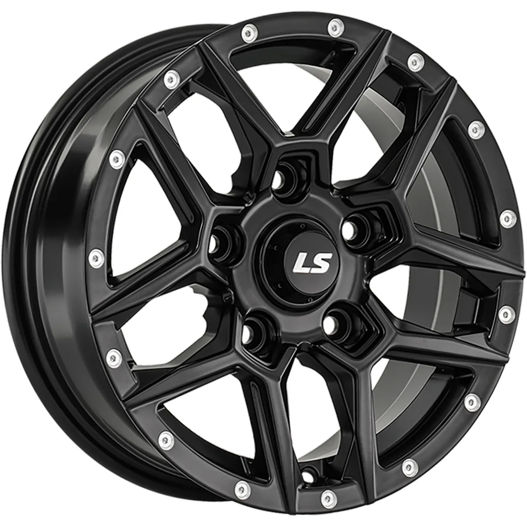 LS 6x15/5x139,7 ET30 D98,5 1381 BKS (конус, Колпак+лого)