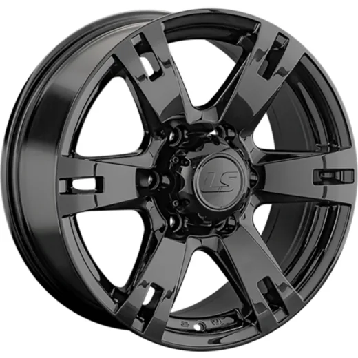 LS 8x17/6x139,7 ET38 D100,1 182 BK (конус, Колпак+лого)