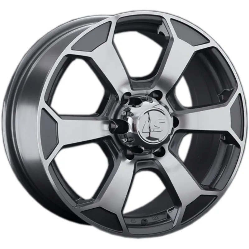 LS 7,5x18/6x139,7 ET25 D106,1 187 GMF (конус, Колпак+лого)