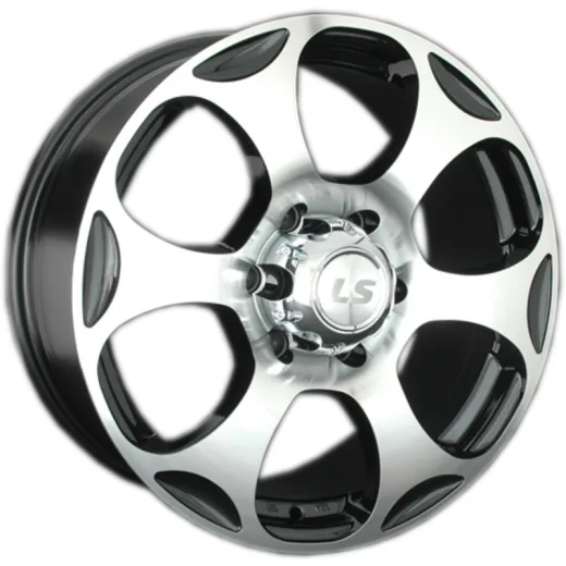 LS 8x18/6x139,7 ET36 D100,1 310 BKF (конус, Колпак+лого)