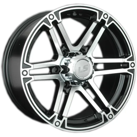 LS 8x17/6x139,7 ET25 D106,1 473 BKF (Колпак+лого)