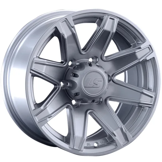 LS 8x16/6x139,7 ET10 D106,1 763 Sil (конус, Колпак+лого)