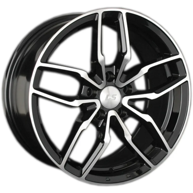 LS 7,5x17/5x112 ET40 D66,6 790 BKF (конус, Колпак+лого)