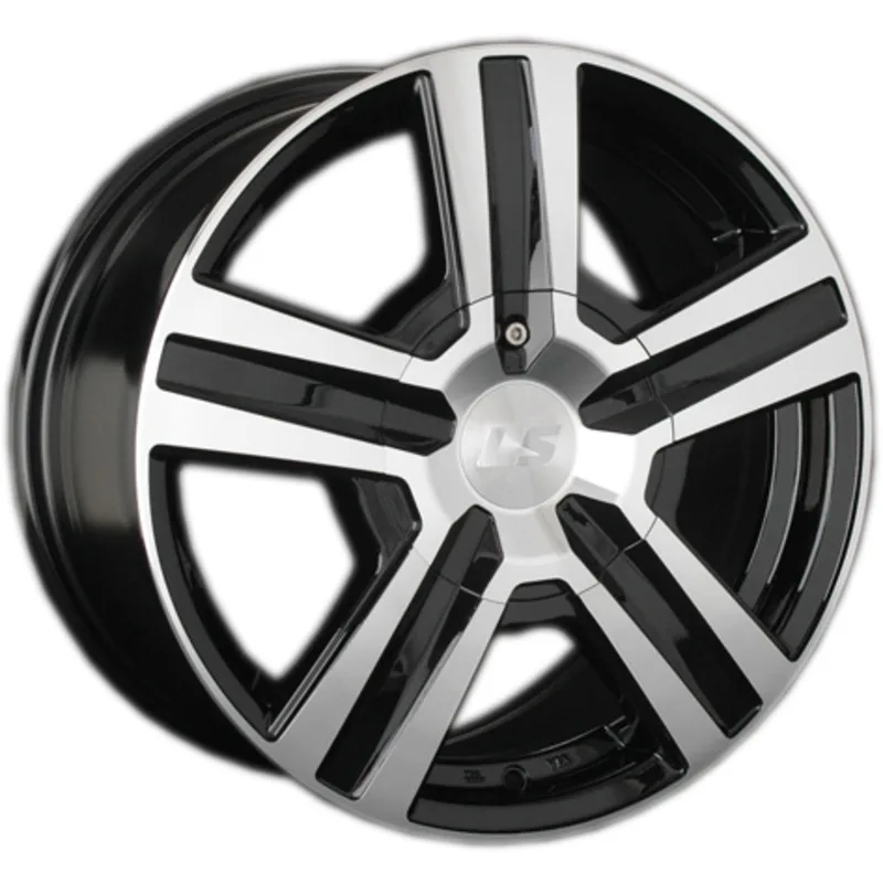 LS 7x16/6x114,3 ET45 D66,1 794 BKF (конус, Колпак+лого)