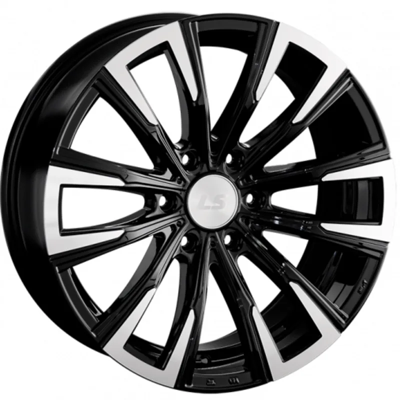 LS 8x20/6x139,7 ET30 D77,8 812 BKF (конус, Колпак+лого)