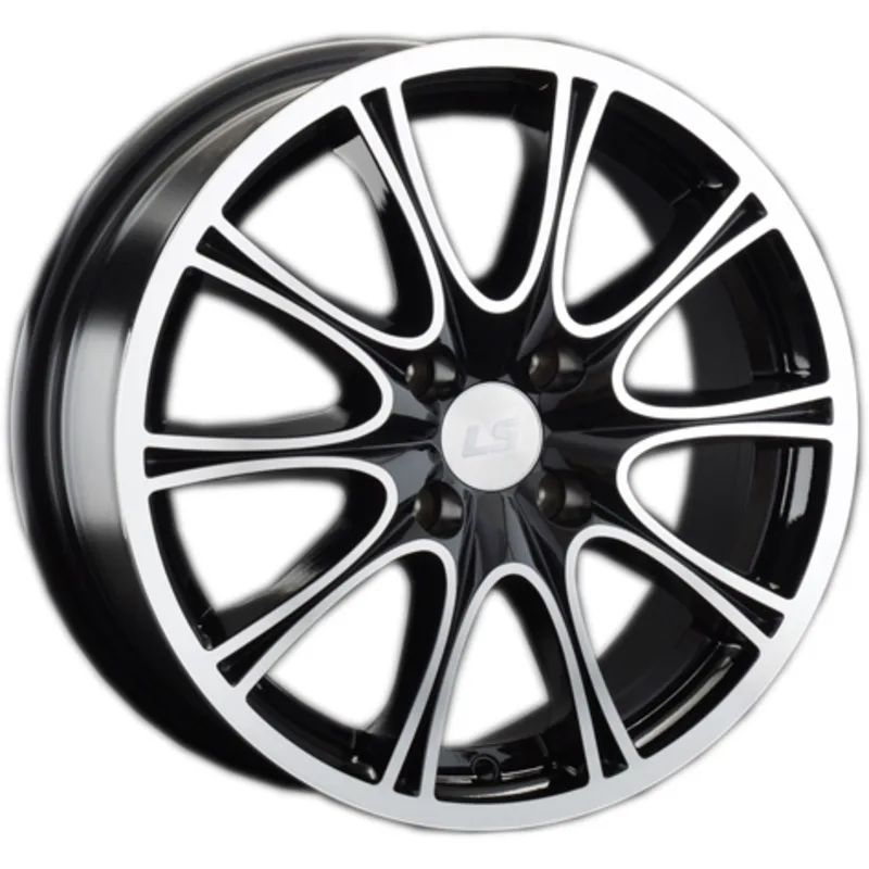 LS 6x15/4x100 ET40 D60,1 842 BKF (конус, Колпак+лого)