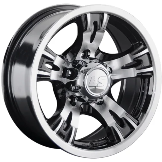 LS 7x15/5x139,7 ET-10 D108,5 883 BKF (конус, Колпак+лого)