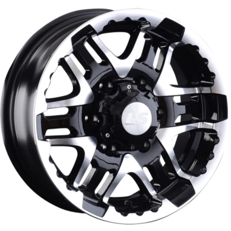 LS 8x16/6x139,7 ET0 D106,1 894 BKF (конус, Колпак+лого)
