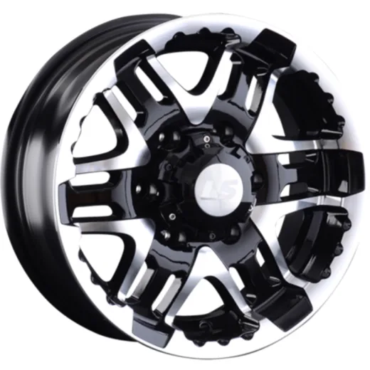 LS 8x16/6x139,7 ET0 D106,1 894 BKF (конус, Колпак+лого)