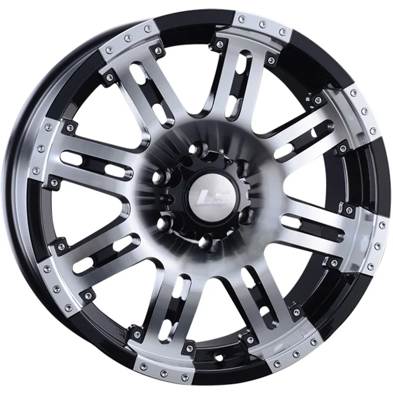 LS 9x20/6x139,7 ET20 D106,1 954 BKF (конус, Колпак+лого)
