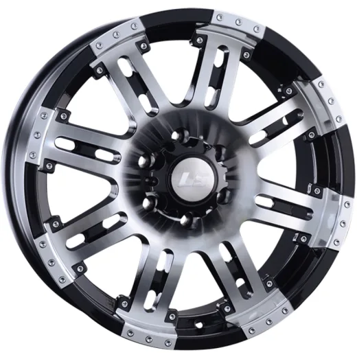LS 9x18/6x139,7 ET25 D106,1 954 BKF (конус, Колпак+лого)