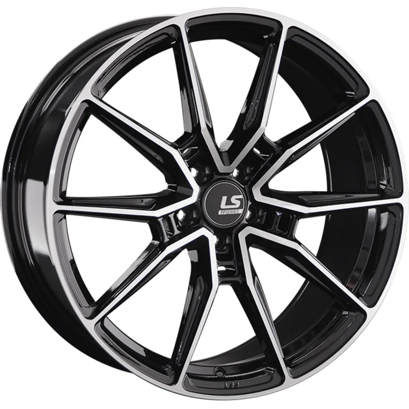 LS FlowForming 8,5x20/5x112 ET35 D66,6 RC58 BKF (конус)