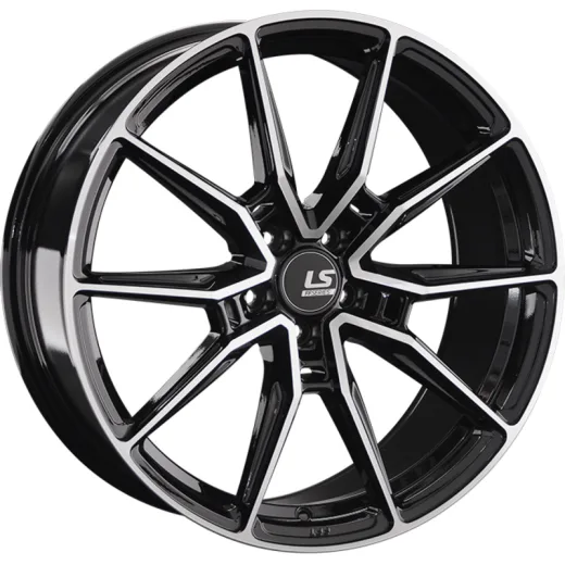 LS FlowForming 9x20/5x112 ET20 D66,6 RC58 BKF (конус)