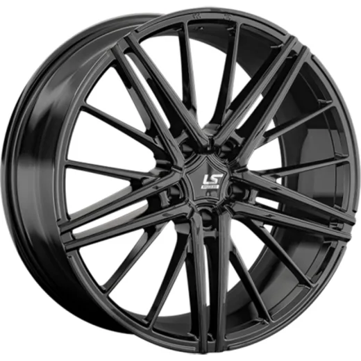 LS FlowForming 8,5x19/5x108 ET40 D63,4 RC76 BK (конус, Колпак+лого)