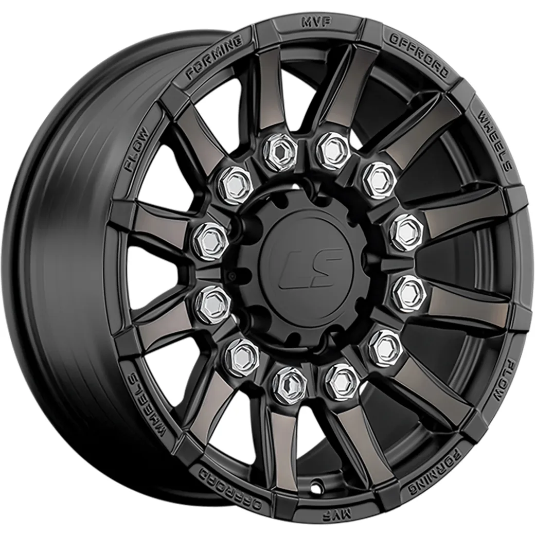 LS FlowForming 9x17/5x150 ET25 D110,1 RC87 MB+LBZSF (конус, Колпак+лого)