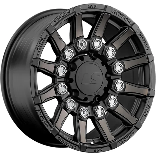 LS FlowForming 9x17/5x150 ET25 D110,1 RC87 MB+LBZSF (конус, Колпак+лого)