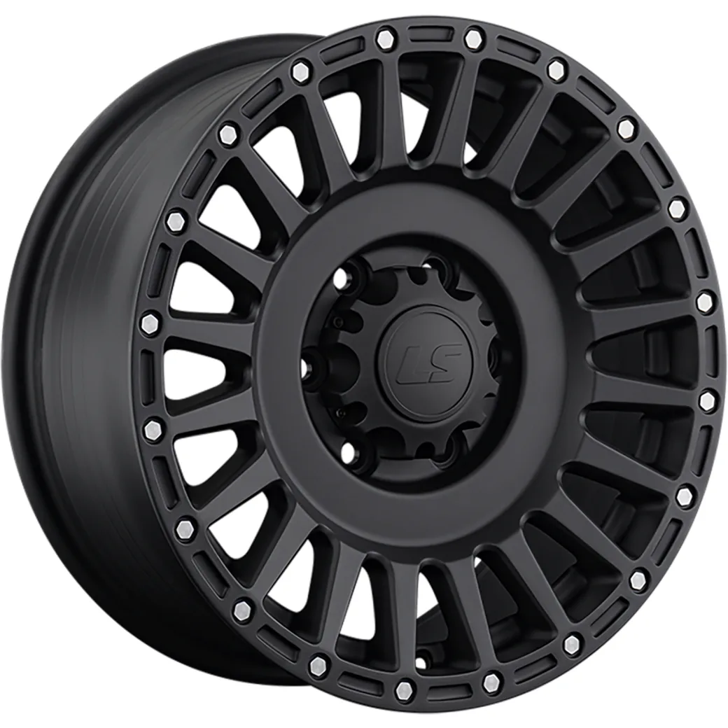LS FlowForming 8x17/6x139,7 ET36 D100,1 RC95 MB (конус, Колпак+лого)