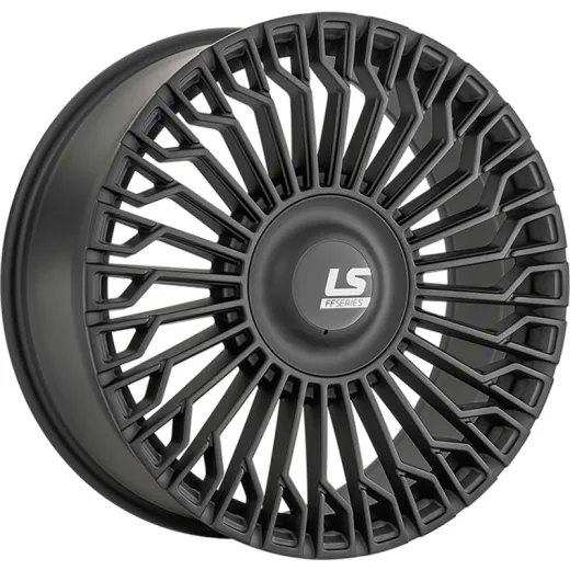 LS FlowForming 9x22/5x120 ET42 D72,6 RC99 MB (конус, Колпак+лого)