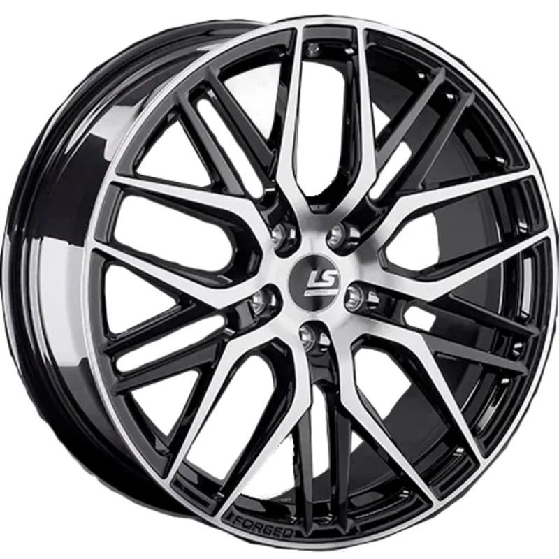 LS Forged 8x18/5x108 ET36 D65,1 LS FG04 BKF (конус, C570)